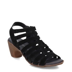 Eric Michael Size 38 Lara Sandal in Black Suede